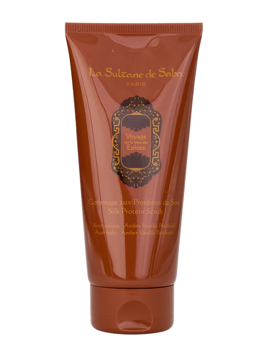 Bodyscrub Silk Protein Scrub Oriental Ayurvedic Amber Vanilla Patchouli Fragrance