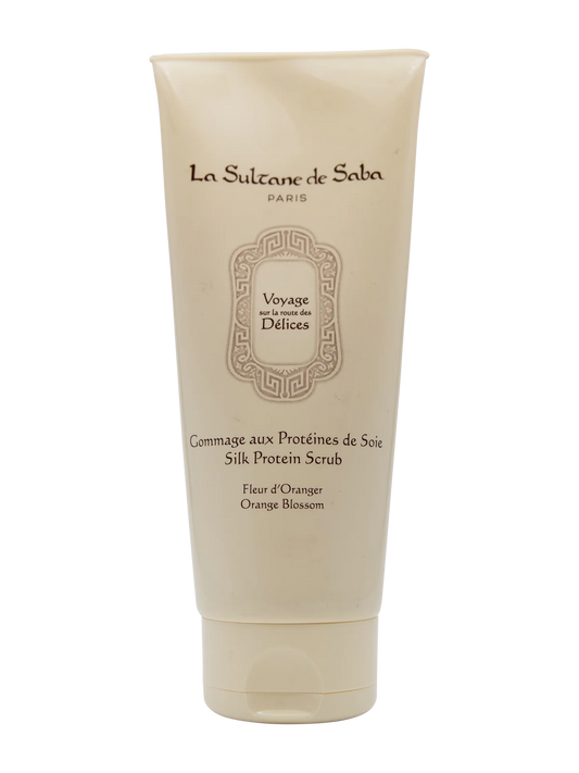 Bodyscrub Silk Protein Scrub Orange Blossom Fragrance
