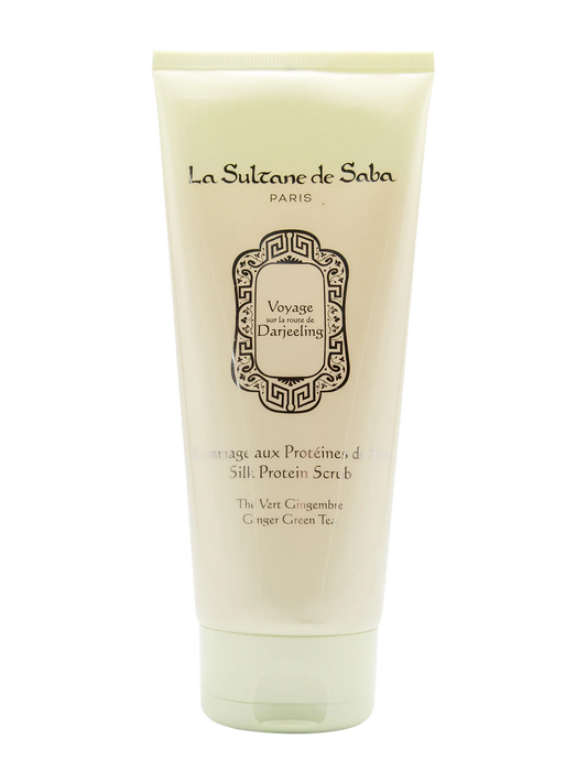 Bodyscrub Silk Protein Scrub Ginger Green Tea Fragrance