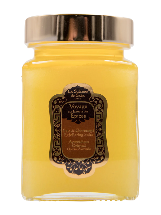 Bodyscrub Exfoliating Salts Oriental Ayurvedic Amber Vanilla Patchouli Fragrance